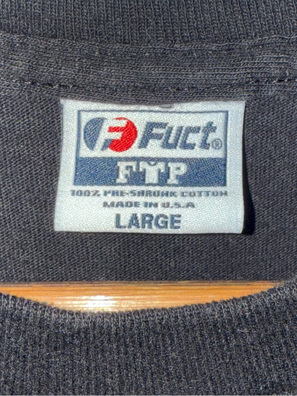 FTP X FUCT REFLECTIVE ACADEMY TEE IN BLACK - Picture 3 of 7